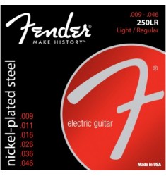 Fender Super 250 Guitar Strings Nickel Plated Steel Ball END 250L 9-42