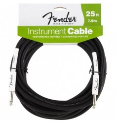 Fender 7.5m Performance Series Instrument Cable Black
