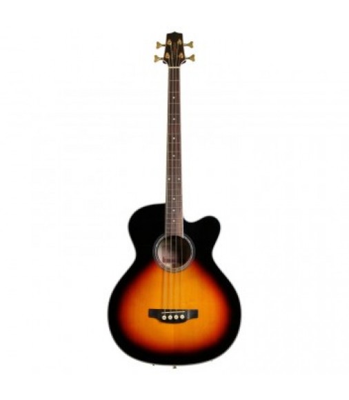 Takamine GB72CE-BSB Electro Acoustic Bass Guitar Brown Sunburst