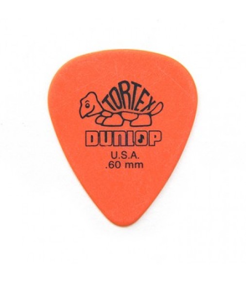 Dunlop Tortex Orange Medium Picks 0.60mm (12 Pack)