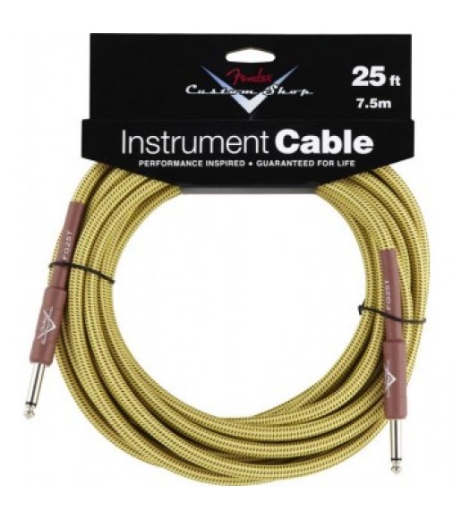 Fender Custom Shop 7.5m Instrument Cable Tweed