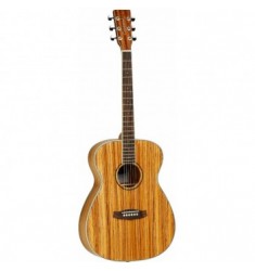 Tanglewood Discovery DBT-DLX-FZ Exotic Zebrano Folk Acoustic Natural