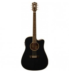 Washburn WD10SCE Electro Acoustic Guitar in Black