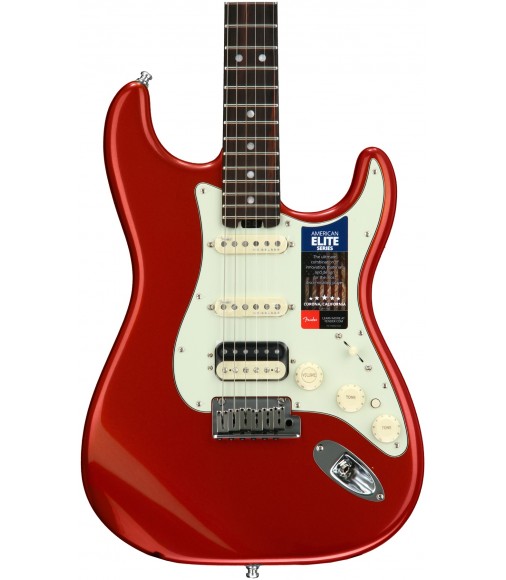 Autumn Blaze Metallic  Fender American Elite Stratocaster HSS, Rosewood
