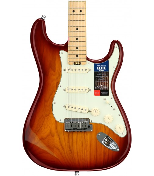 Tobacco Sunburst, Ash Body  Fender American Elite Stratocaster, Maple