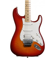 Aged Cherry Burst   Fender Standard Stratocaster HSS Plus Top with Locking Tremolo