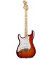 Maple, Aged Cherry Burst  Fender Standard Stratocaster Plus Top Left-Handed