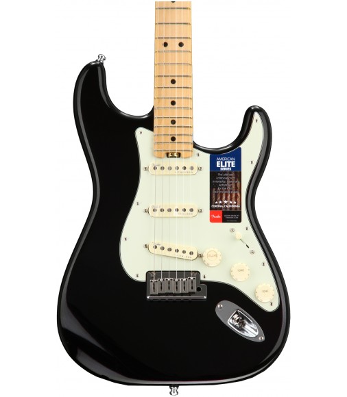 Mystic Black  Fender American Elite Stratocaster, Maple