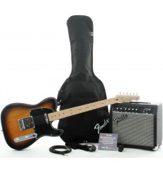 Brown Sunburst   Squier Affinity Tele Pack with Frontman 15G Amplifier