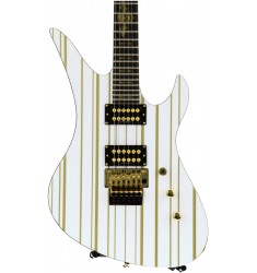 White/Gold Stripes  Schecter Synyster Gates Standard