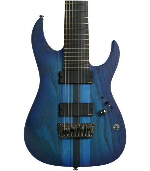 Sapphire Blue Flat, 8-string  Ibanez RGIT28FE Iron Label