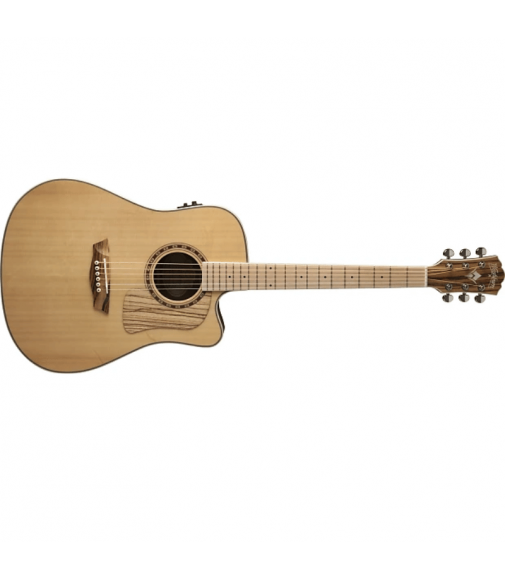 Washburn WCSD30SCEK Woodcraft Series Acoustic Electric Guitar w Bag #2800